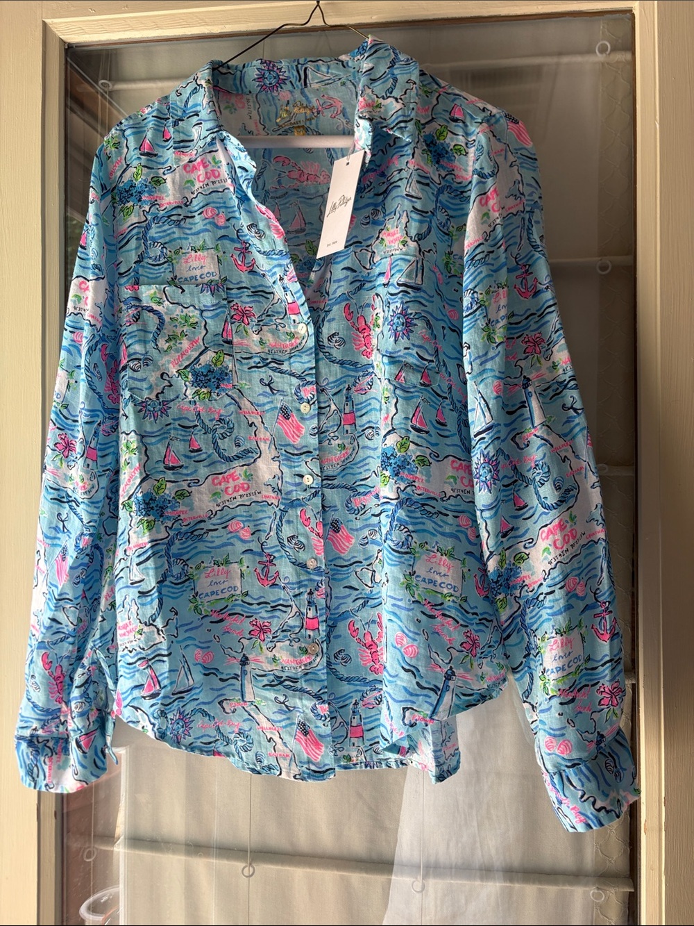 Lilly Loves Cape Cod Linen Blouse